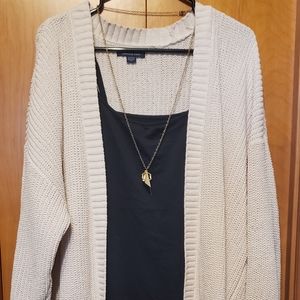 Slouchy knit cardigan